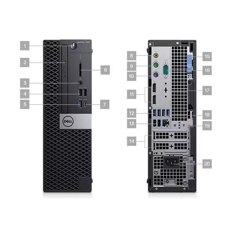 Computador Dell Optiplex 7060 Sff Core i5 16gb Ssd 256gb - CPU